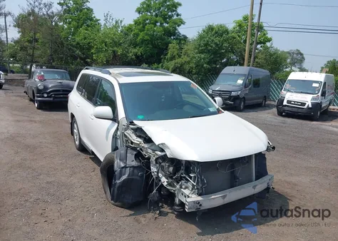 2012 Toyota Highlander Se из США, поврежденный, VIN 5TDBK3EH3CS094606